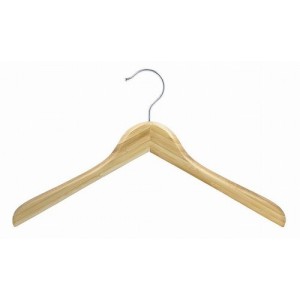 17" Earth Friendly Bamboo Curved Luxury Shirt/Coat Hanger