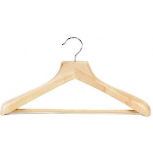 18" Ultimate Wide Suit Hanger w/ Vinyl Covered Pant Bar